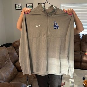 Los Angeles Dodgers Dri-Fit Pullover 1/4 zip.